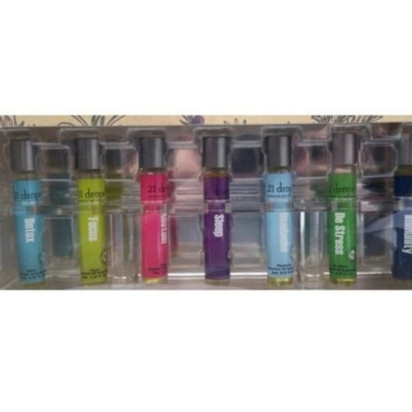 NIB 21 Drops Organic Essential Oils Set - Picture 3 of 5